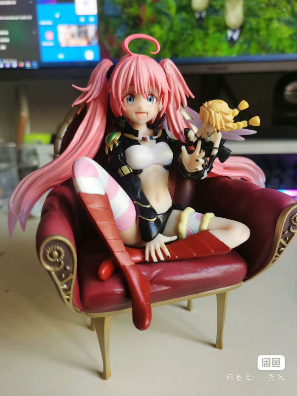 Bandai Anime Figuren Set Rimuru Tempest Milim Nava und Diablo aus Als ich als Schleim reinkarniert wurde, mehrfarbig aus Kunststoff - Bild 2