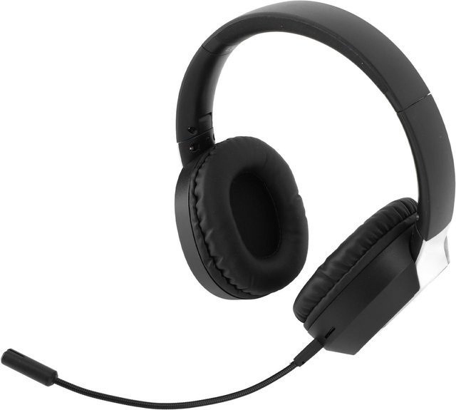 DIYelecs Kabelloses Bluetooth Over-Ear Gaming-Headset mit Geräuschreduzierung und weicher Polsterung, schwarz, faltbar - Bild 1