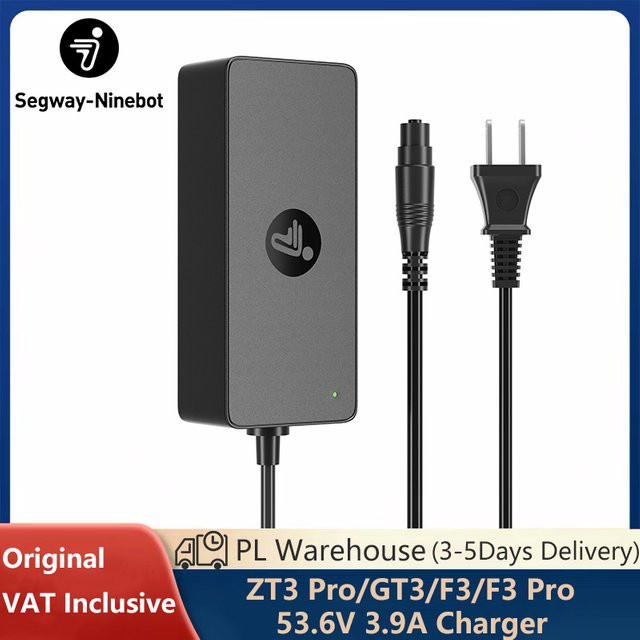 Ninebot by Segway Ladegerät 53,6V 3,9A 210W Netzteil Adapter für Smart Elektroroller Max G3, ZT3 Pro, GT3 und F3 Pro in Schwarz - Bild 1