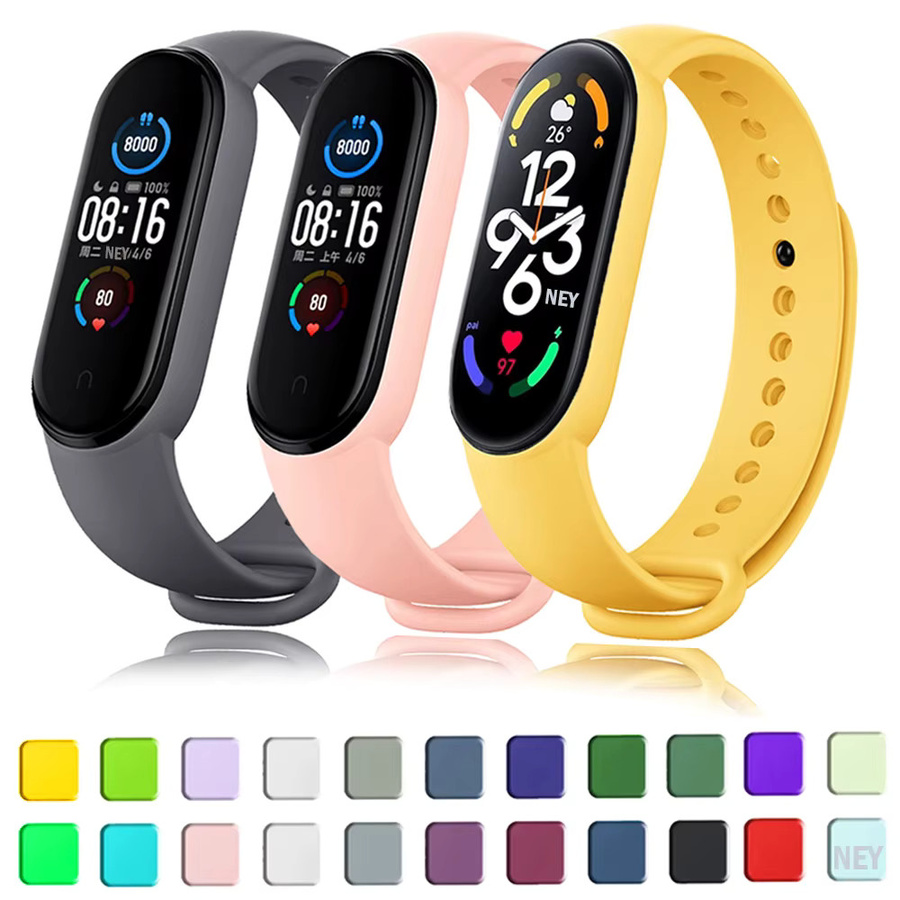 NEY Uhrenarmband Xiaomi, Silikon, Schwarz - Bild 6