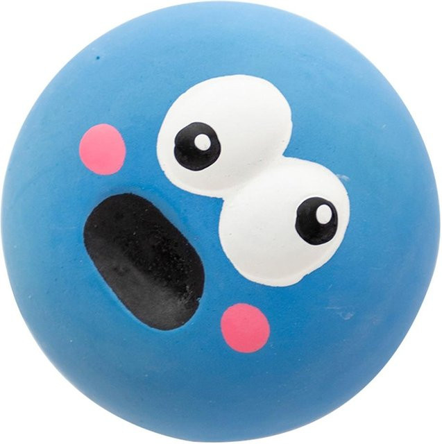 CosyHome Quietsch-Hundespielzeug Ball, Lustiges Gesicht, Weicher Welpe, Interaktives Apportierspiel, Soundbälle - Bild 1