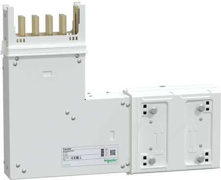 Schneider Electric KSA250DLE401 KSA Winkelelement 250A in Weiß mit flachem PE innen und Standardlänge Winkelprofil - Bild 1