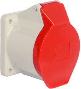 Walther Werke Anbaudose gerade 32A 5P 400V 6h IP44 Weiß - Bild 1