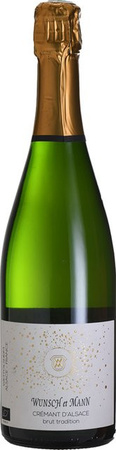 Wunsch et Mann Crémant d'Alsace, Schaumwein, Brut, 2022, Elsass, 0,375 l
