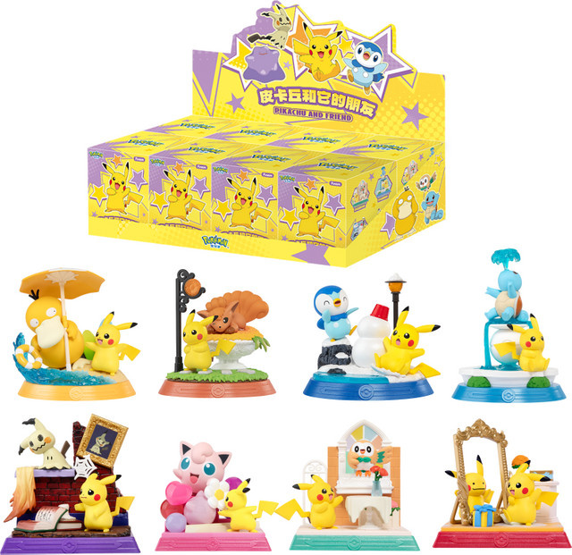 Funism Pokémon Pikachu und seine Freunde Actionfigur, Blind Boxes - Bild 1