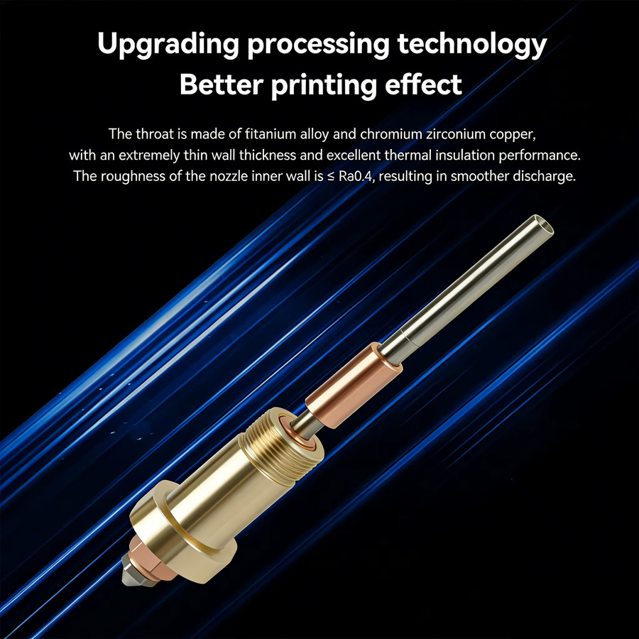 Creality Upgrade-Hotend-Kit für Ender 3-V3 und Ender 3-V3 Plus mit High-Flow-Druck, Keramik-Heizkopf und Schnellwechsel-Düse - Bild 2