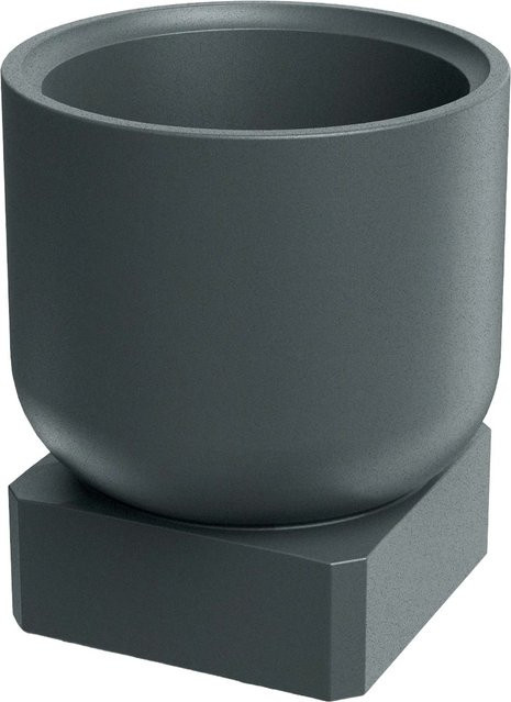 Prosperplast Blumentopf Molta Base Square in Graphit, B/T/H: 40 x 40 x 44 cm - Bild 1