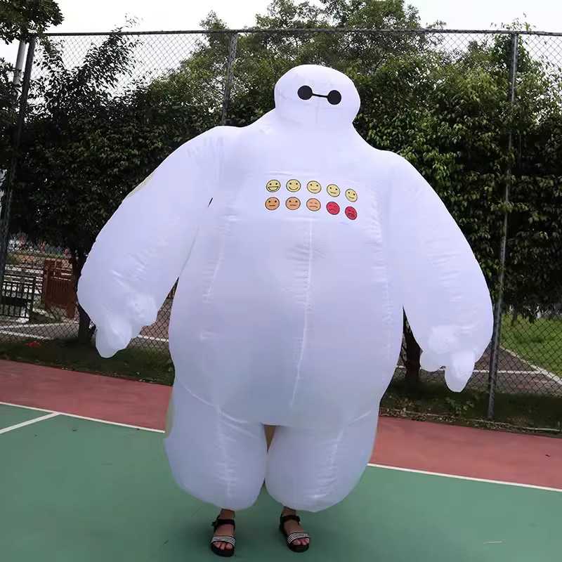 Potdemiel Baymax Disney Aufblasbares Kostüm, Weiß - Bild 3