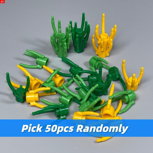 Yiran toy MOC Steine Gras Blume Pflanzen 50-teiliges Set - Bild 1
