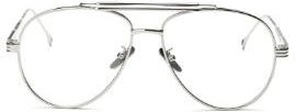 Luxusmarke Korrektionsbrille Piloten, Metall, silber, Unisex, Vollrand - Bild 1