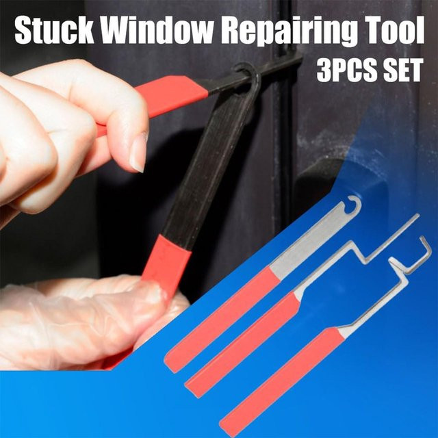 BY-house Fensteröffnungsset Notfall-Fenster-Reparaturwerkzeuge mit rotem Griff, One Size - Bild 1