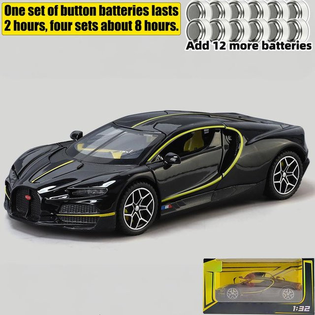 Linyi toy car Tourbillon V16 Supercar Modellauto, 1:32, mit Licht und Ton, ab 18 Jahre - Bild 1