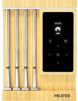 Meater Pro XL kabelloses Fleischthermometer in Silber mit App-Steuerung und Digitaldisplay - Bild 1