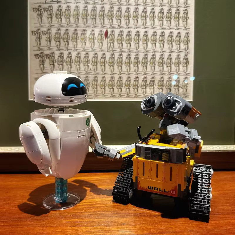 Potdemiel Wall-E-Roboter und Eva-Eve-Roboter, Bausteine, 811 Teile - Bild 2