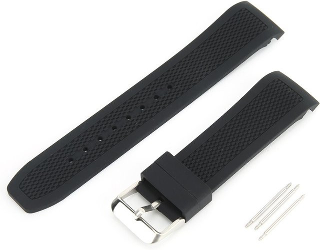 Painter Uhrenarmband Silikon, 24 mm, Schwarz, Herren - Bild 1