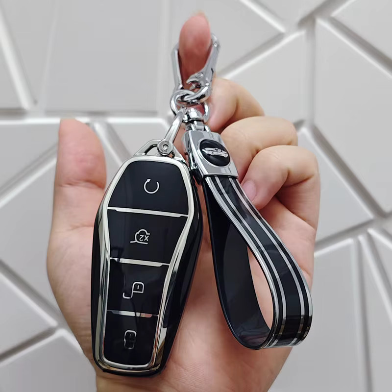 Schutzhülle aus weichem TPU für BYD Autoschlüssel passend für Seal U DM-i, Atto 3, Song Pro, Dolphin, Song Plus, Han EV, Tang, Qin PLUS MAX und Yuan - Bild 3