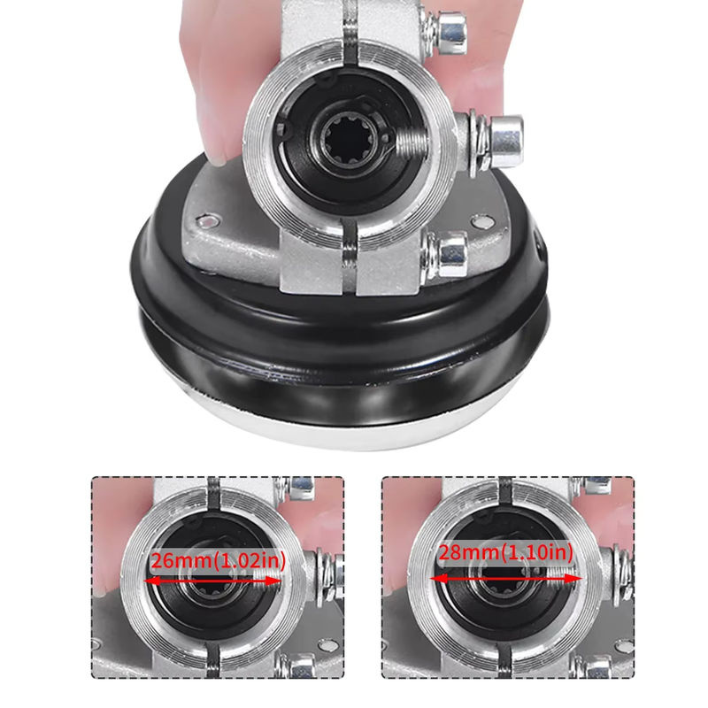 FNICEL Ersatz Getriebekopf für Rasenmäher und Grasschneider mit 7/9 Zähnen und 26mm/28mm Aufnahme - Bild 4