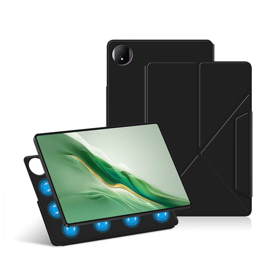 AYANJIN Schutzhülle für Honor MagicPad 2 2024 und Huawei Honor Pad GT Pro 12,3 Zoll mit Multi-Winkel Klappfunktion in Schwarz - Bild 5