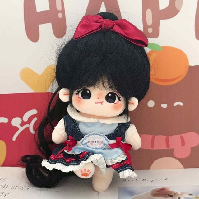 Bai Fen Bai Toys Niedliche Idol Puppe, Plüsch, 20cm, mit Kleidung - Bild 1