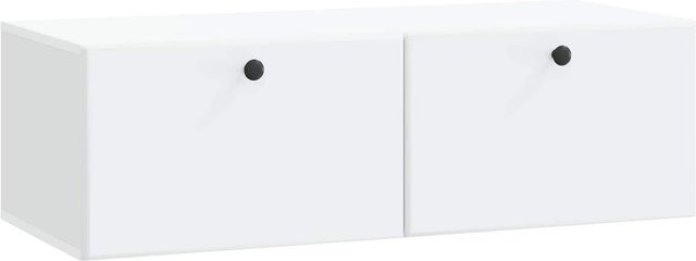 vidaXL Wandmontierter TV-Schrank Weiß aus Holzwerkstoff, Modernes Design für dein Wohnzimmer, B/T/H: 98 x 41 x 30 cm - Bild 1