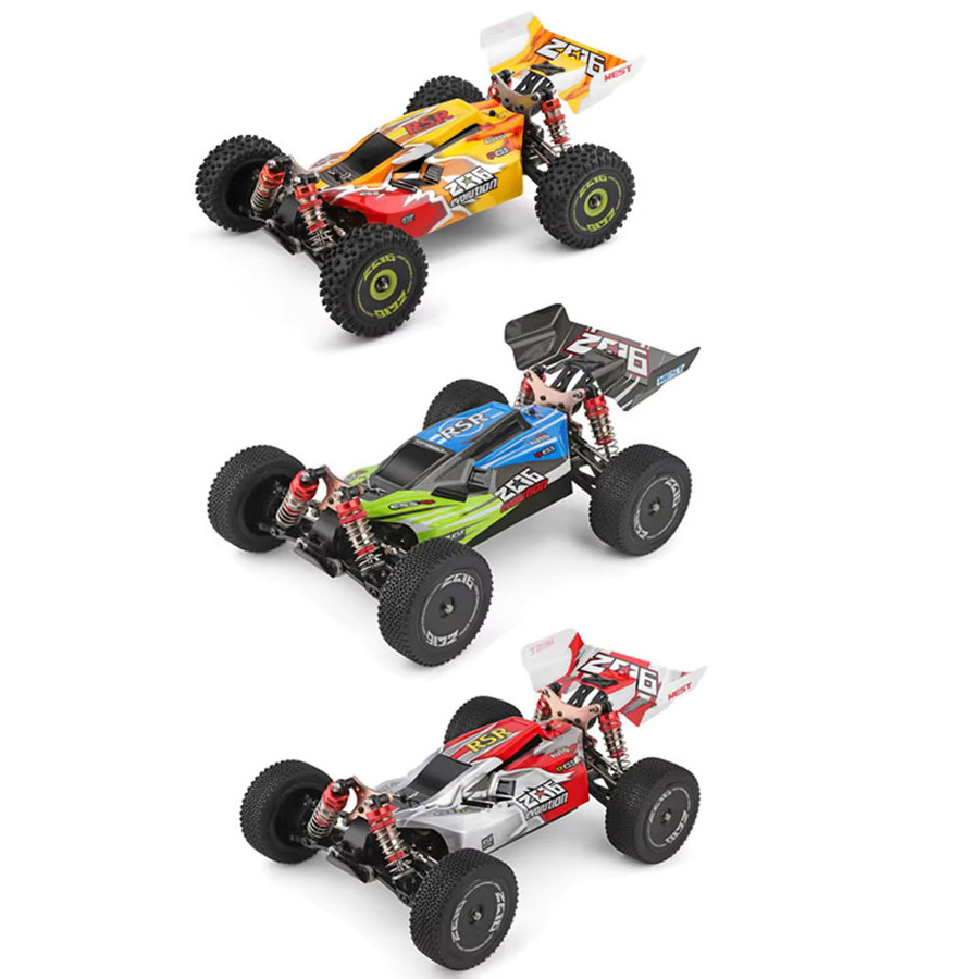 Wltoys RC Karosserie-Autoabdeckung mit PVC-Heckflügel, Blau, Bunt / Mehrfarbig - Bild 2