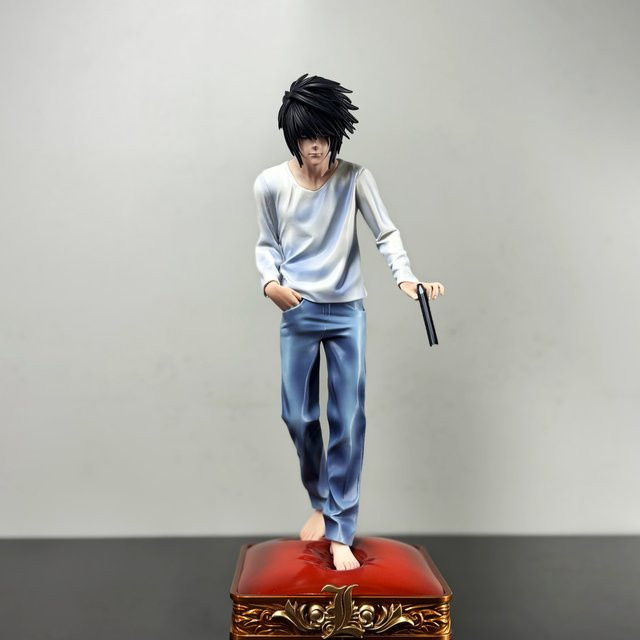 Bandai Death Note L·Lawliet, Desktop-PVC-Modell, Statische Statue - Bild 1