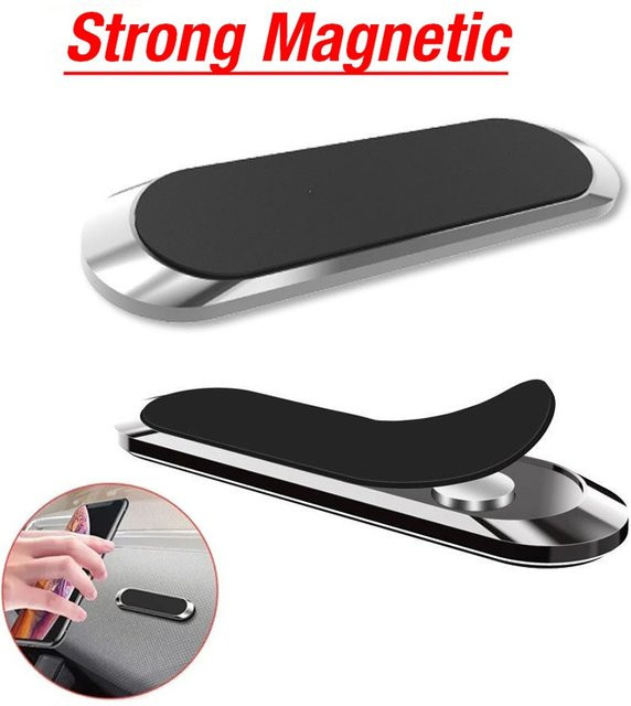 Mrgabwte Magnetischer Handy-Ständer in Mini-Streifenform als Auto-Handyhalterung für iPhone, Xiaomi und Huawei - Bild 1