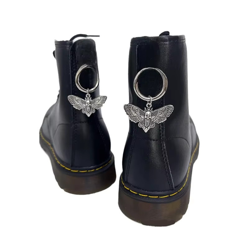 JETTING Schuhzubehör, Kreis Schnalle, Tier Anhänger, Gothic Metall - Bild 3