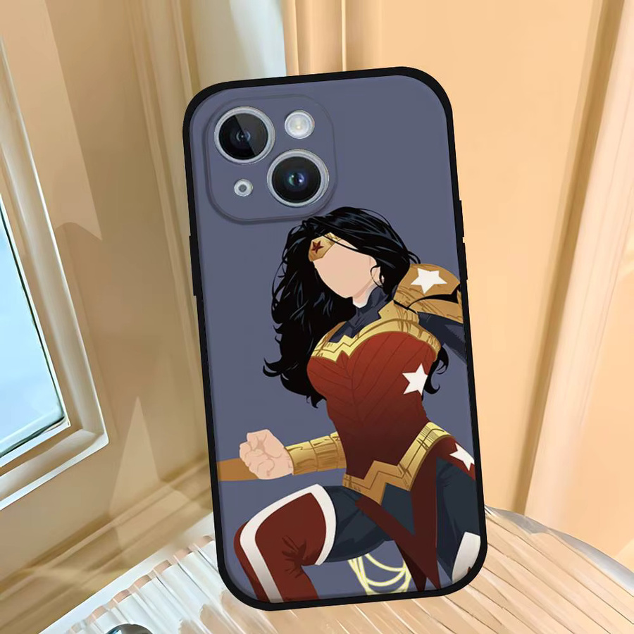 Mesuca Wonder Woman Handyhülle in Schwarz passend für iPhone 17, 16, 15, 14, 13, 11 Pro Max, Plus, X, XR, XS Max und 13 Mini - Bild 6
