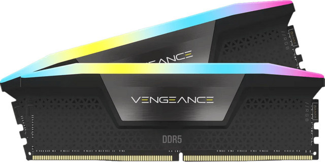 Corsair Vengeance RGB DDR5 DIMM Arbeitsspeicher Dual-Kit 32 GB (2 x 16 GB) 6000 MT/s Schwarz - Bild 1