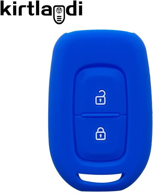 Silikon Schlüsselhülle in Blau für Dacia Sandero Stepway, Logan, Duster sowie Renault Clio 5, Dokker, Twingo - Bild 1