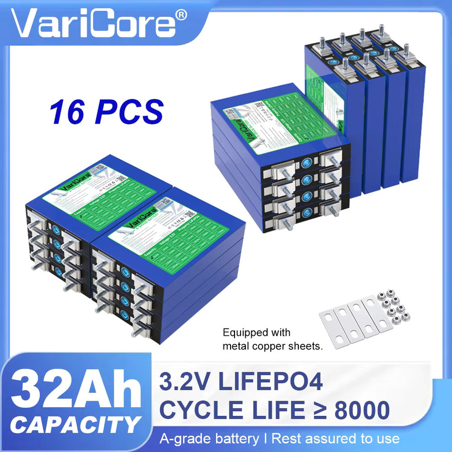 Varicore LiFePO4 Lithium-Eisenphosphat-Batterie 3,2V 32Ah Blau Hochleistungszellen für Solar, Wohnmobile und Windturbinen - Bild 5