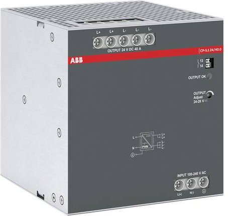 ABB 1SVR320861R1000 Schaltnetzteil 24 V/DC 60A 960W in Grau - Bild 1