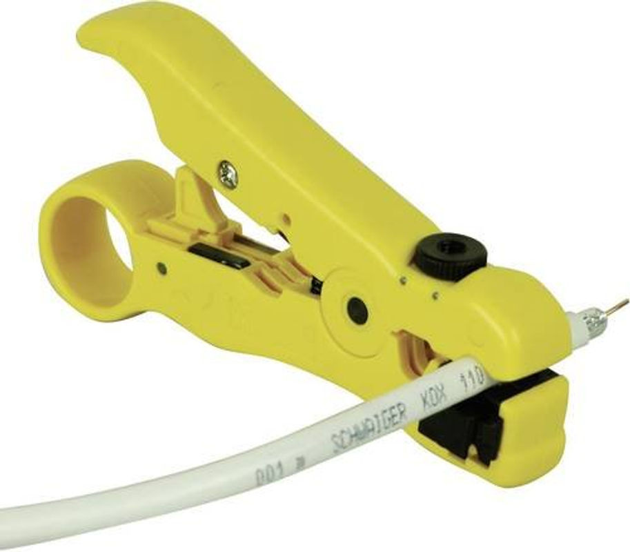 Schwaiger Universal-Abisolierwerkzeug in Gelb - Bild 2