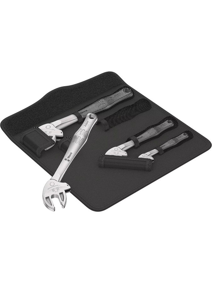 Wera Joker 4 Set 1 Selbstjustierender Maulschlüsselsatz, 4-teilig, silber - Bild 2