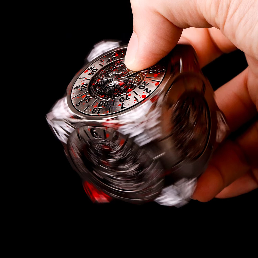 GSF 7-in-1-Spinnerwürfel für DND, Dungeons and Dragons, Metall, Set - Bild 4