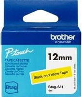 Brother Schriftband Btag-631 in Gelb für P-Touch N10, N20 und N25BT - Bild 1