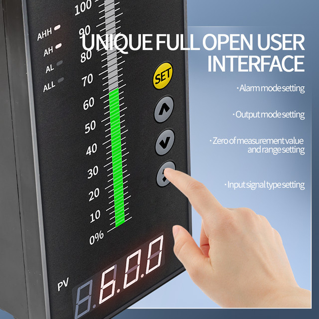 XUYANGQIDIAN LCD Digitales Flüssigkeitsstand-Kontrollsystem für Wassertanks mit Anzeige in Schwarz, AC 220V - Bild 1