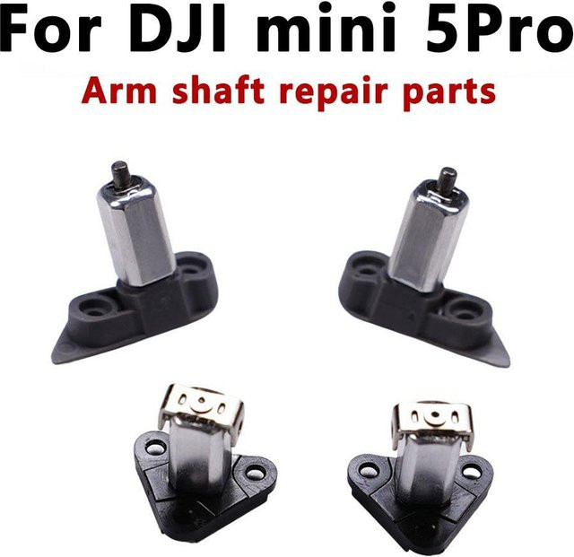 DJI Mini 5 Reparaturset für vordere und hintere Armspindeln in Schwarz - Bild 1