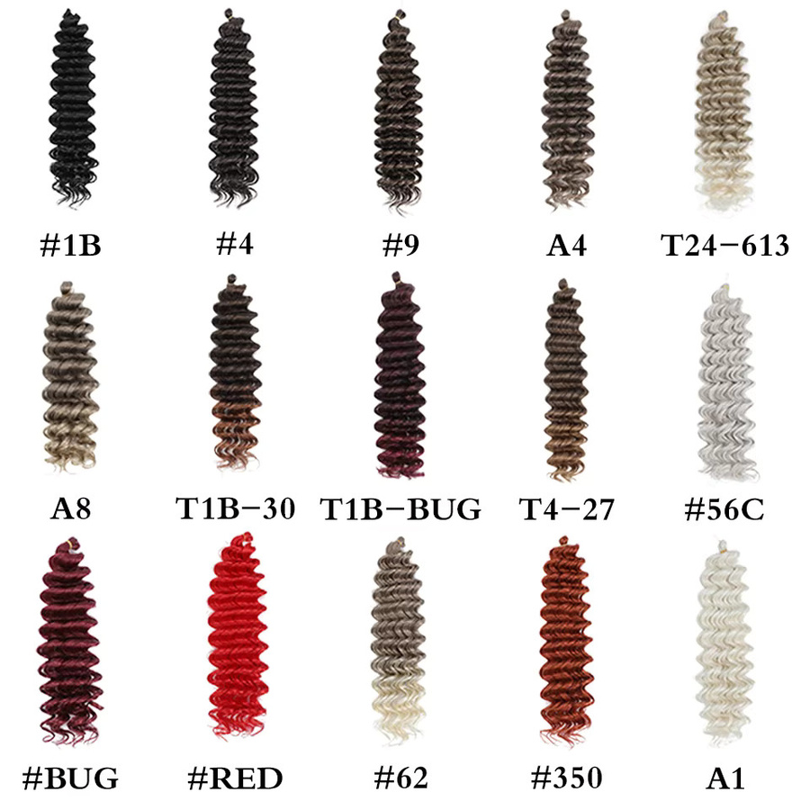 SEENICE Crochet Braids Hair Extensions, Ombre Blonde Brown, Damen - Bild 3