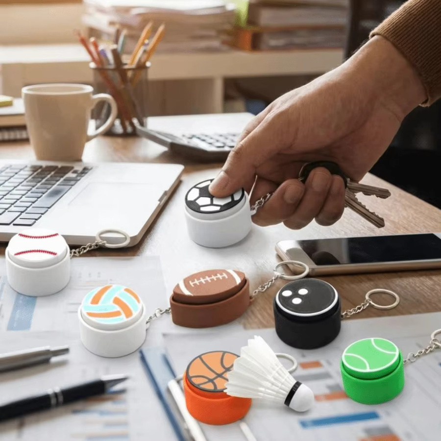 TLXT Schlüsselanhänger, Ball-Tastatur, Bunt, Unisex - Bild 3