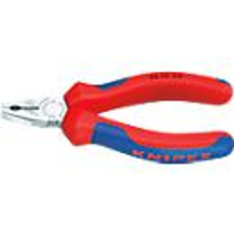 Knipex Kombizange mit verchromtem Kopf in Rot, Länge: 160 mm - Bild 2