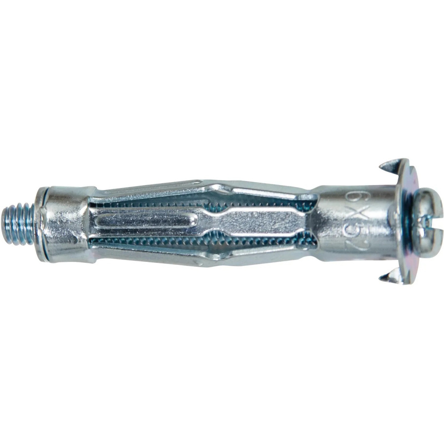 Fischer Hohlraum-Metalldübel HM aus Stahl in Silber mit metrischer Schraube, 50 Stück, Durchmesser: 5 mm, Länge: 37 mm - Bild 2