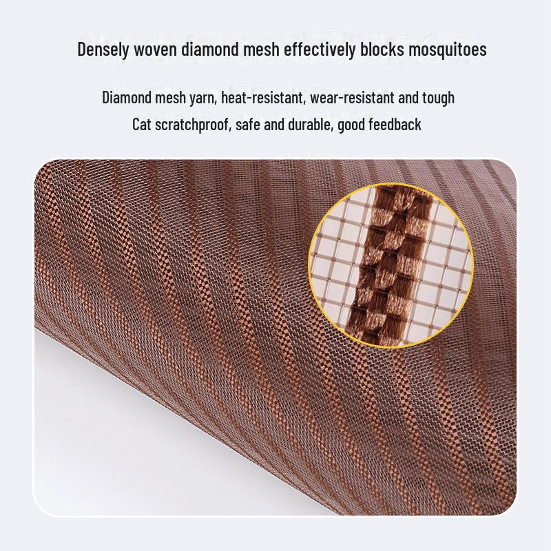 WoW Home Magnetischer Anti-Mücken-Türvorhang aus Mesh mit Klettverschluss, Schwarz, B x H: 90 x 210 cm - Bild 6