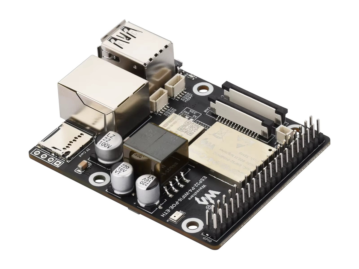 Waveshare ESP32-P4-WIFI6-POE-ETH Hochleistungs-Entwicklungsboard mit Wi-Fi 6 und Bluetooth 5 in Schwarz - Bild 2