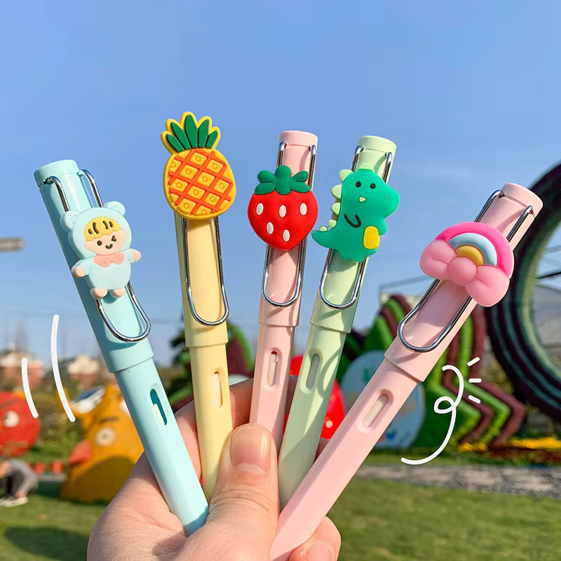 Cartoon Technologie-Bleistift ohne Anspitzen in Rot und Multicolour für Schüler - Bild 2