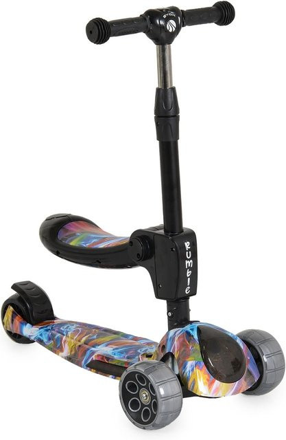 Byox Rumble Sitz Kinderroller mit Musik, Licht, höhenverstellbar, bunt - Bild 1