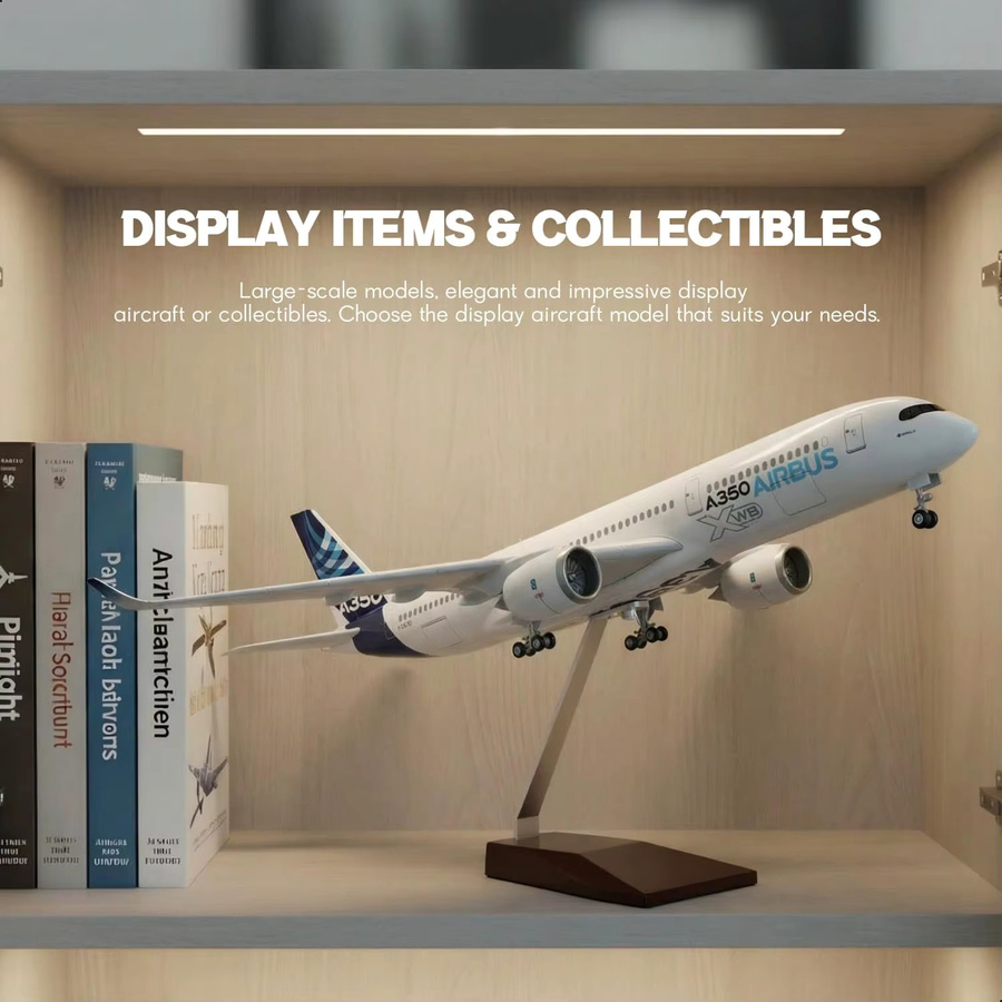 ZOCO A350 Prototyp-Flugzeugmodell, 1:150, mit Ständer - Bild 2