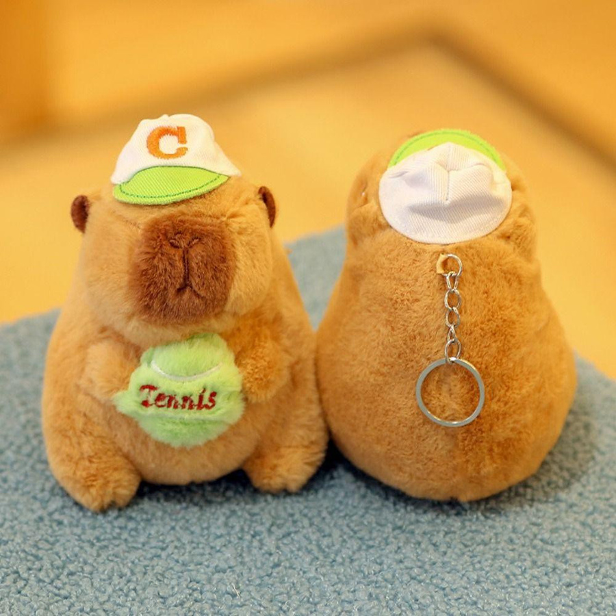 Fashnics Rosa Plüsch Capybara Puppe Stofftier - Bild 3
