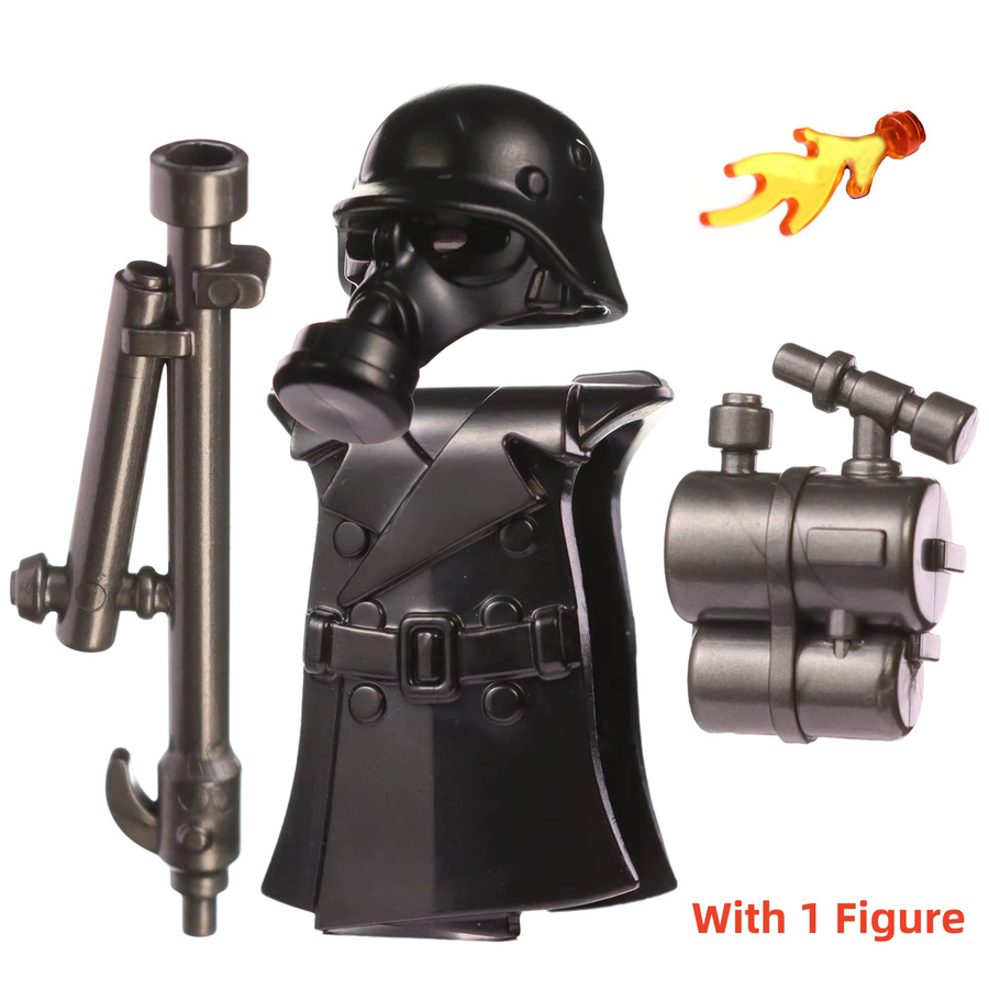 HOVFELER MOC Halloween Flamme Lot Schutz Anzug Zombies Bausteine - Bild 1